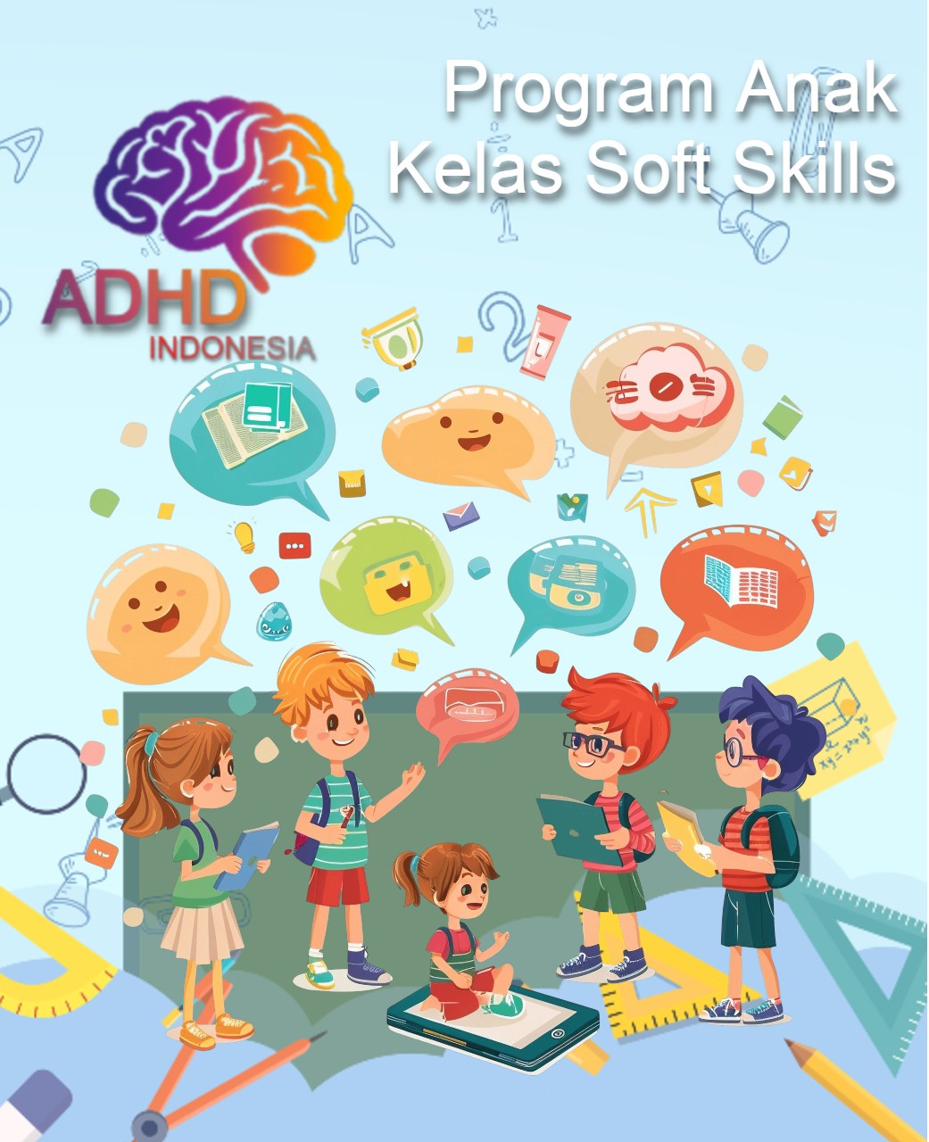 Program ADHD Indonesia Kota Jayapura Kelas Soft Skills Anak ADHD